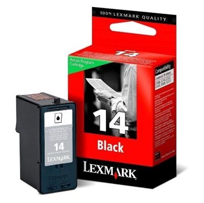 Lexmark Rückgabe-Tintenpatrone schwarz Nr. 14 Lexmark Rückgabe-Tintenpatrone schwarz Nr. 14