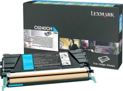 Lexmark Rückgabe-Tonerkassette cyan HC für C524