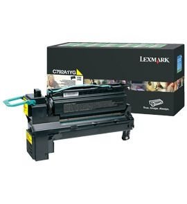 Lexmark Rückgabe-Tonerkassette gelb für C792/X792