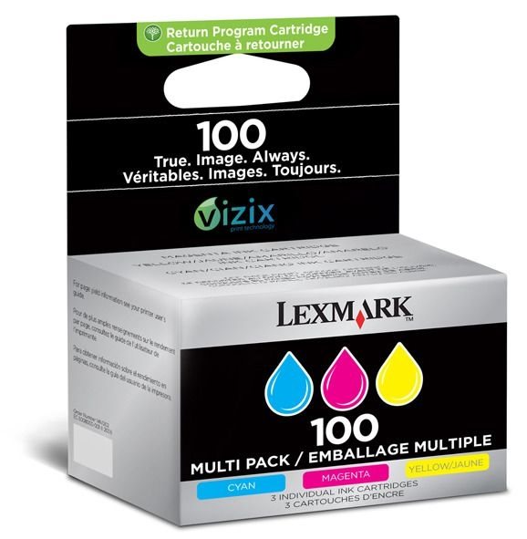 Lexmark Rückgabetinte Nr. 100 CMY 3er-Pack Lexmark Rückgabetinte Nr. 100 CMY 3er-Pack