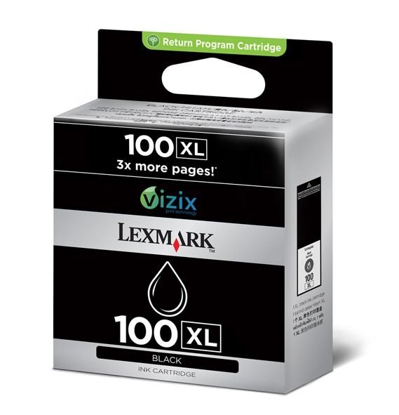 Lexmark Rückgabetinte Nr. 100XL black Doppelpack Lexmark Rückgabetinte Nr. 100XL black Doppelpack