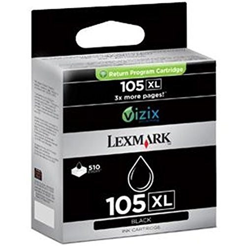 Lexmark Rückgabetinte Nr. 105XL schwarz 4er-Pack Lexmark Rückgabetinte Nr. 105XL schwarz 4er-Pack