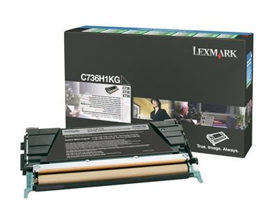 Lexmark Rückgabetonerkassette schwarz für C736N Lexmark Rückgabetonerkassette schwarz für C736N
