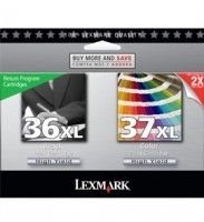 Lexmark Tintenpatrone Nr. 36XL + 37XL Kombipack Lexmark Tintenpatrone Nr. 36XL + 37XL Kombipack