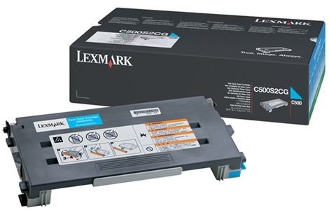 Lexmark Tonerkassette cyan, original, C500H2CG