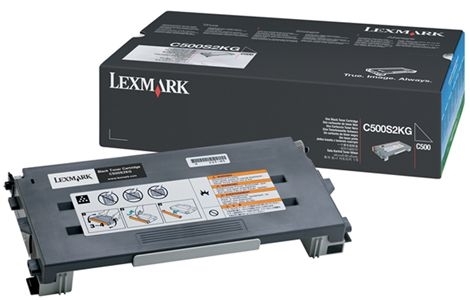 Lexmark Tonerkassette schwarz, original, C500H2KG