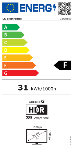 LG 32GN550-B, 80 cm (31.5 Zoll), 1920 x 1080 Pixel, Full HD