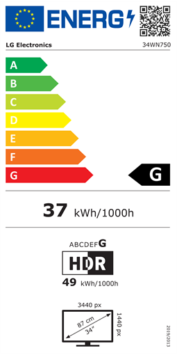 LG 34WN750-B, 86,4 cm (34 Zoll), 3440 x 1440 Pixel