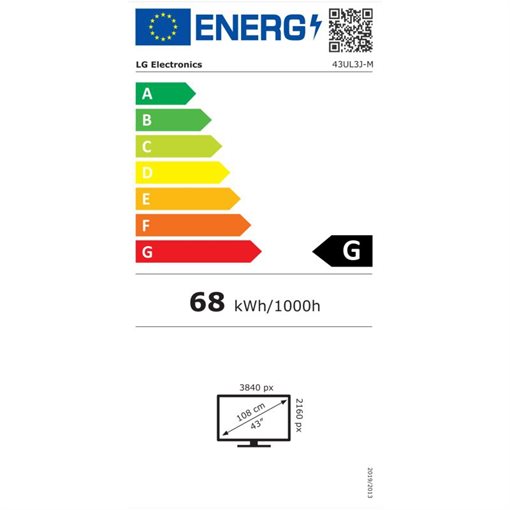LG 43UL3J-M 108cm 43Zoll 3840x2160Pixel 4K