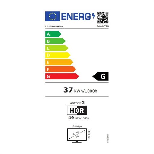 LG Ergo 34WN780-B, 87 cm (34 Zoll) - 3440 x 1440 UWQHD