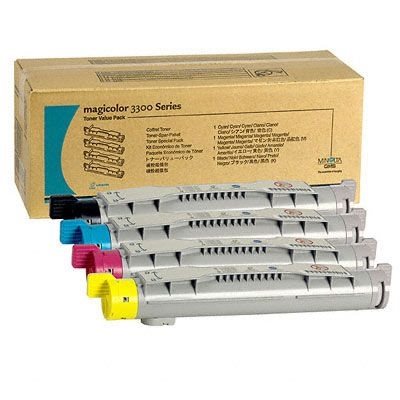 Minolta-QMS Toner Value Pack, (cyan / magenta / ge Minolta-QMS Toner Value Pack, (cyan / magenta / ge