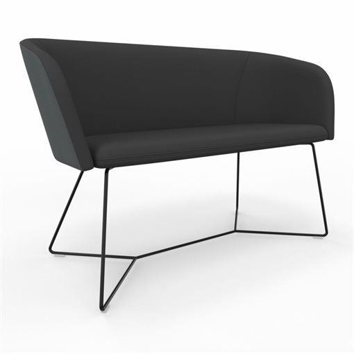 Nowy Styl NAUDU SOFA CFSX-ROD schwarz/grau