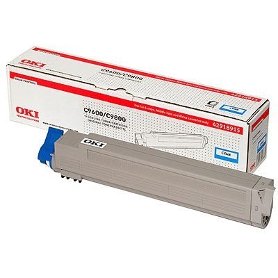 Oki Toner cyan für OKI C9600/C9800 - 42918915 Oki Toner cyan für OKI C9600/C9800 - 42918915
