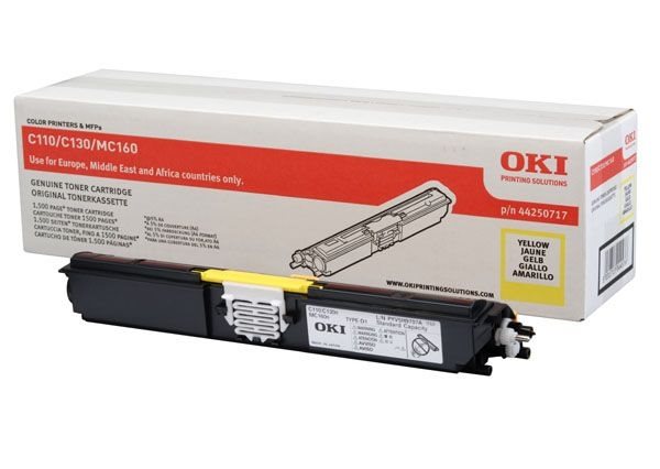 Oki Toner gelb für C110/130, 44250717
