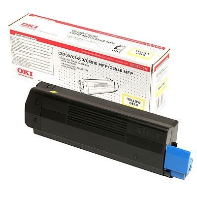Oki Toner gelb für C5250/C5450 - 42127454 Oki Toner gelb für C5250/C5450 - 42127454