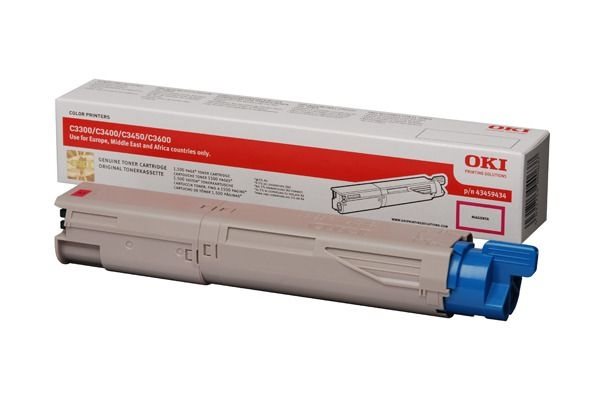Oki Toner magenta für C3300/C3400, 43459434 Oki Toner magenta für C3300/C3400, 43459434