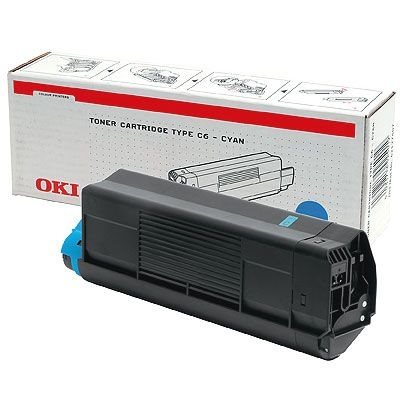 OKI Toner Original für C3100, cyan