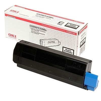 Oki Toner schwarz, für Oki C3200, 42804540 Oki Toner schwarz, für Oki C3200, 42804540