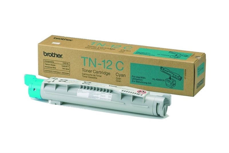 Orig. Toner für Brother HL-4200CN, cyan -TN-12C Orig. Toner für Brother HL-4200CN, cyan -TN-12C