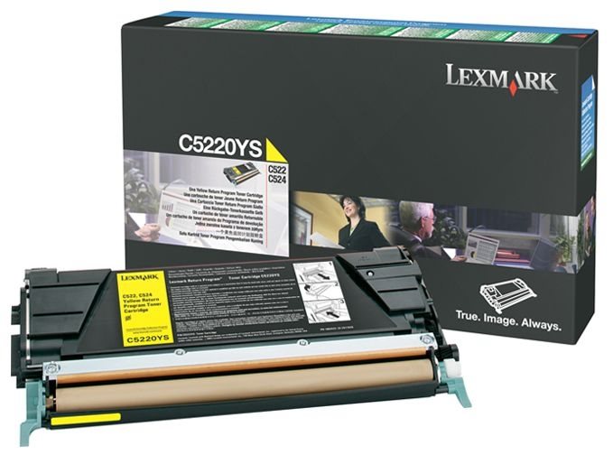 Original Lexmark Rückgabe-Druckkassette C5220YS