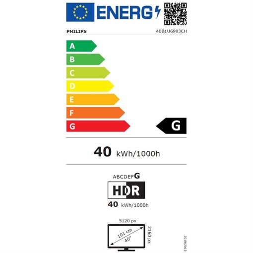 Philips 40B1U6903CH/00 100,9cm 39,7Zoll 5120x2160Pixel WUHD