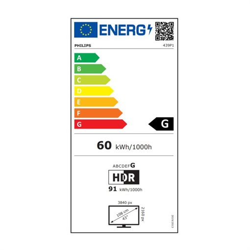 Philips P-line 439P1 109,2 cm (43 Zoll) - 3840 x 2160 4K