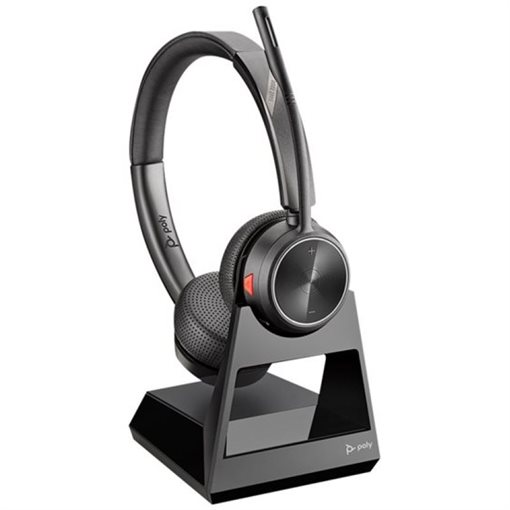 Poly Savi 7220 Office Headset-System On-Ear DECT kabellos