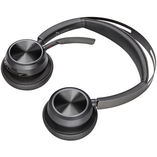 Poly Voyager Focus 2 UC Headset On-Ear Bluetooth USB-A Zoom