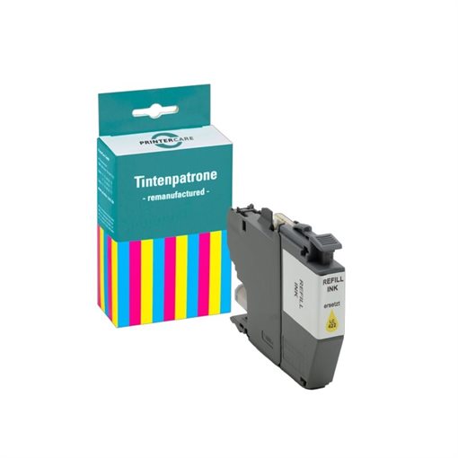 Printer Care ink yellow compatible to: Brother LC422Y