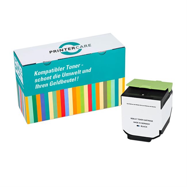 Printer Care Toner schwarz kompatibel zu: Lexmark 71B20K0