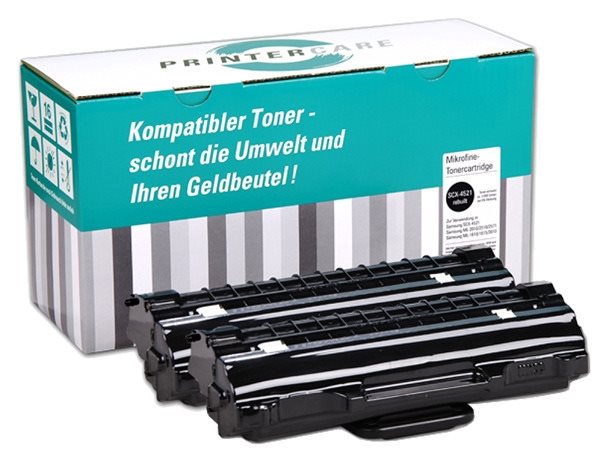 PrinterCare double pack Toner BK PC-SCX-4521-2-S