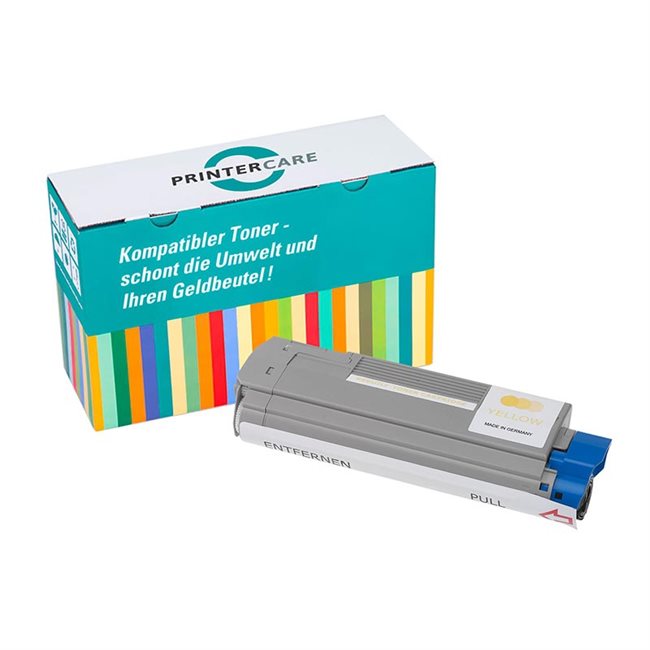PrinterCare Toner gelb kompatibel zu 43381905