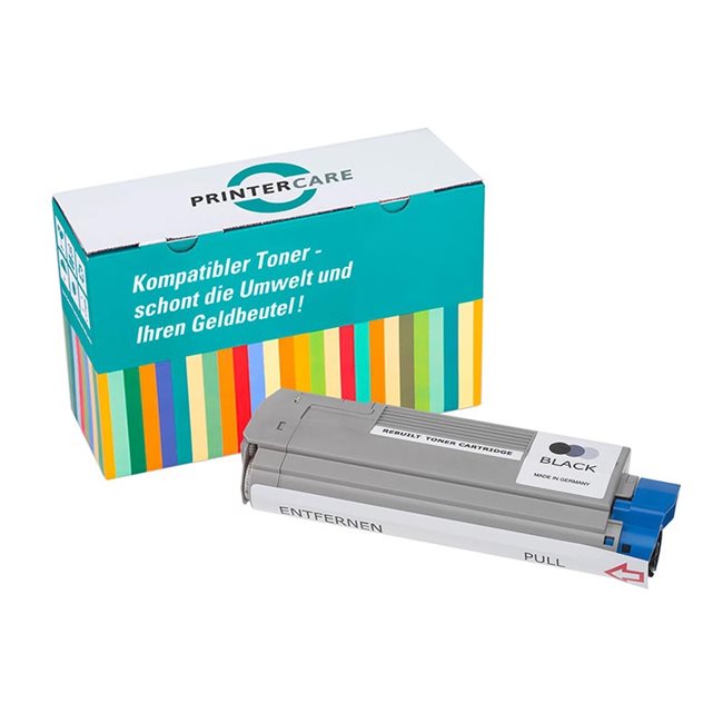 PrinterCare Toner schwarz kompatibel zu 43324408