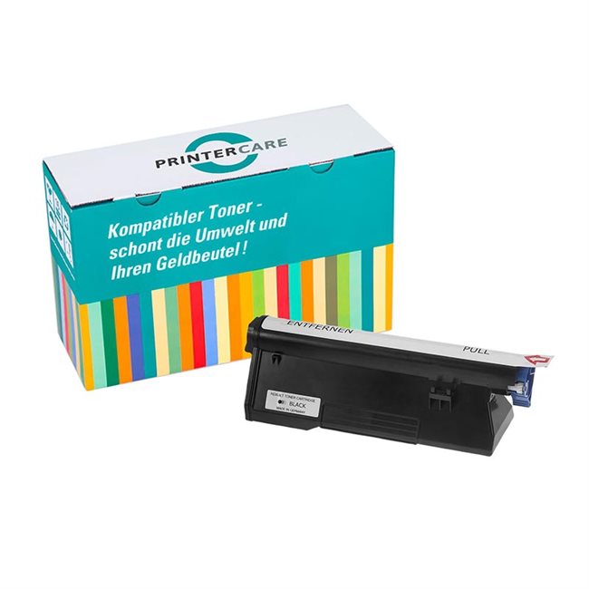 PrinterCare Toner black compatible to 43979202