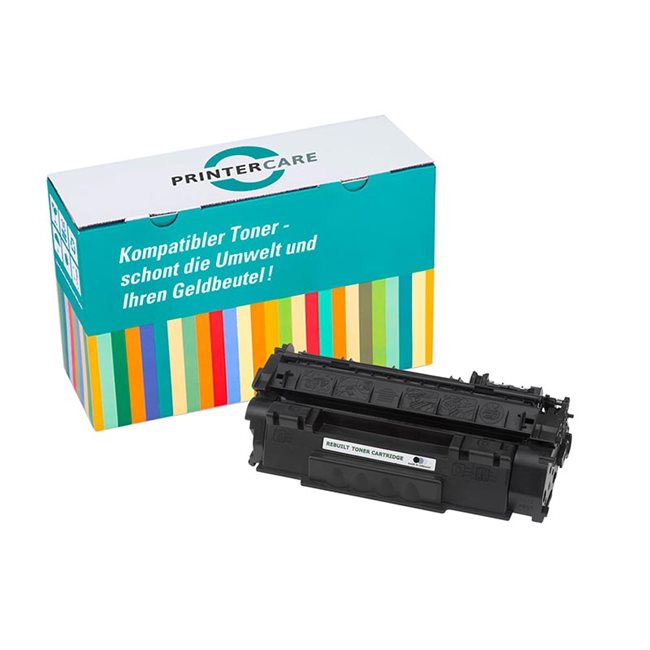 PrinterCare Toner schwarz - PC-Q7553A / 53A