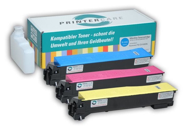 PrinterCare Tonerpaket CMY - PC-TK540-CMY