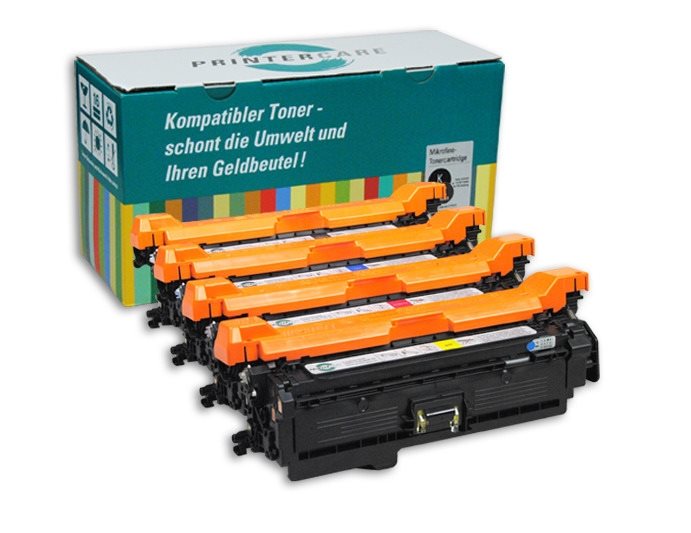 PrinterCare Tonerpaket für PC-CLJCP3525-BKCMY