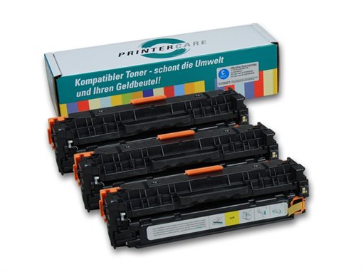 PrinterCare Tonerpaket - PC-CLJCP1525-CMY