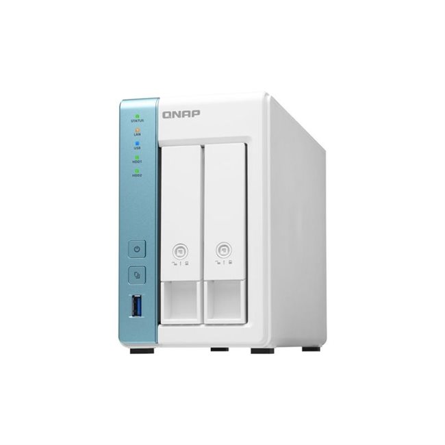 QNAP TS-231K NAS-Server 2 Schächte 12TB SATA 6GB/s HDD RAM 1GB