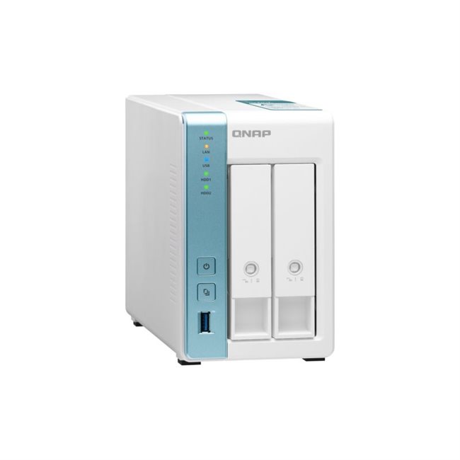 QNAP TS-231K NAS-Server 2 Schächte 12TB SATA 6GB/s HDD RAM 1GB
