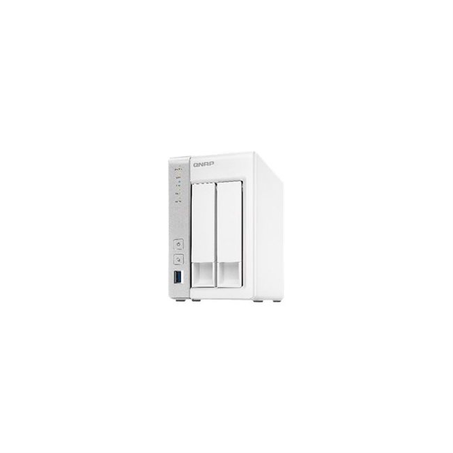 QNAP TS-231P2 NAS-Server 2 Schächte SATA 6GB/s RAID 0, 1, JBOD RAM 4GB