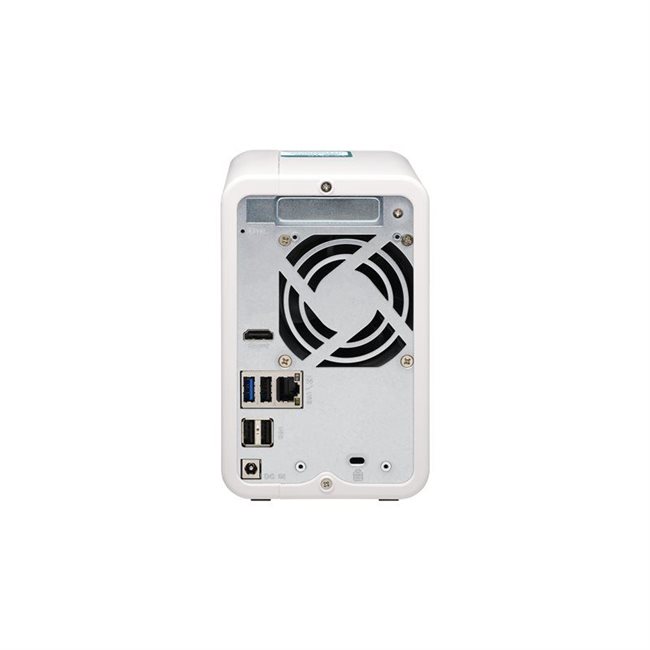 QNAP TS-251D NAS-Server 2 Schächte 16TB SATA 6GB/s HDD 8TB x 2 RAM 2GB