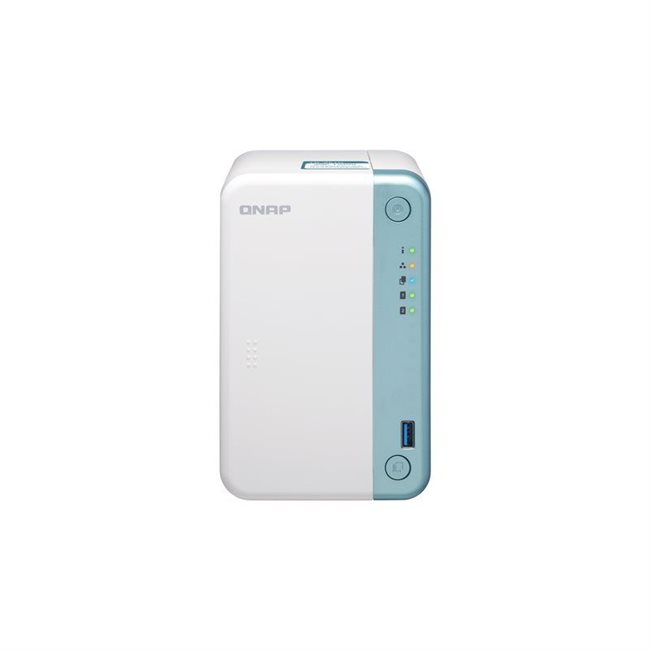 QNAP TS-251D NAS-Server 2 Schächte SATA 6GB/s RAID 0, 1, JBOD RAM 4 GB