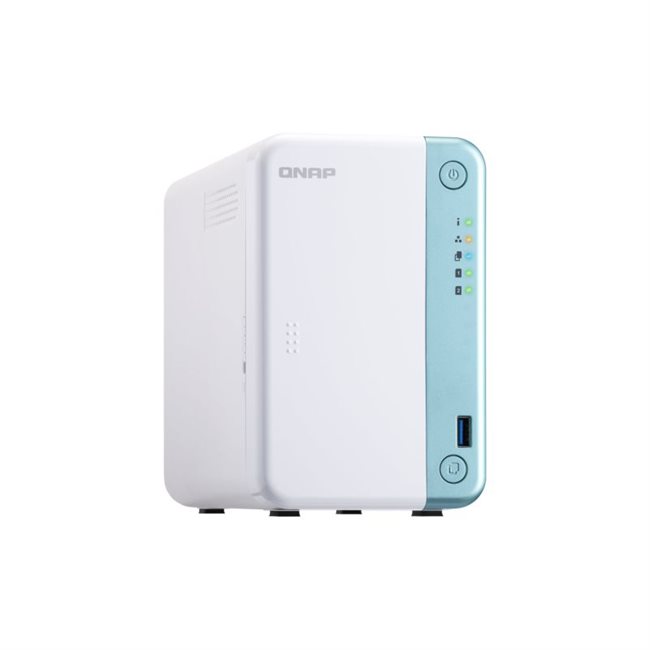 QNAP TS-251D NAS-Server 2 Schächte SATA 6GB/s RAID 0, 1, JBOD RAM 4 GB
