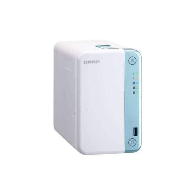 QNAP TS-251D NAS-Server 2 Schächte SATA 6GB/s RAID 0, 1, JBOD RAM 4 GB