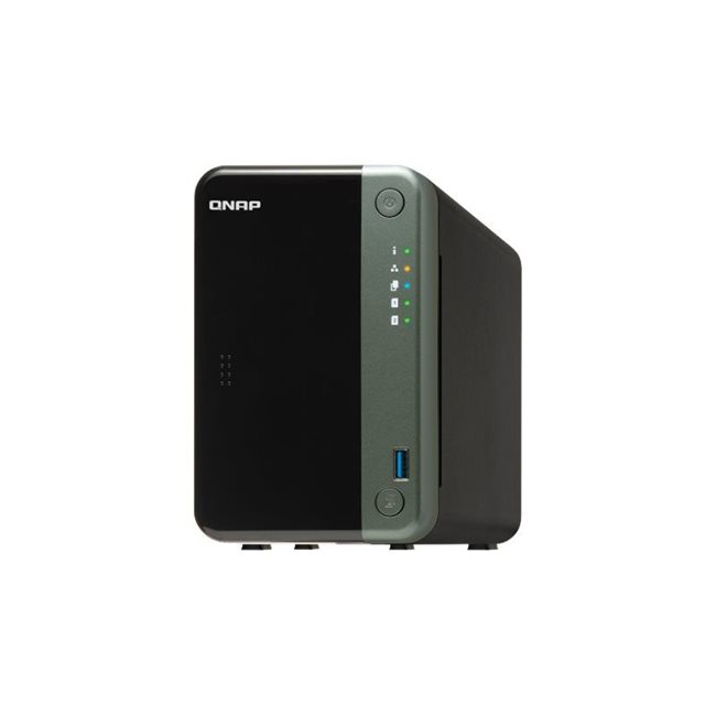 QNAP TS-253D NAS-Server 2 Schächte 12TB SATA 6GB/s HDD 6TB x 2 RAM 4GB
