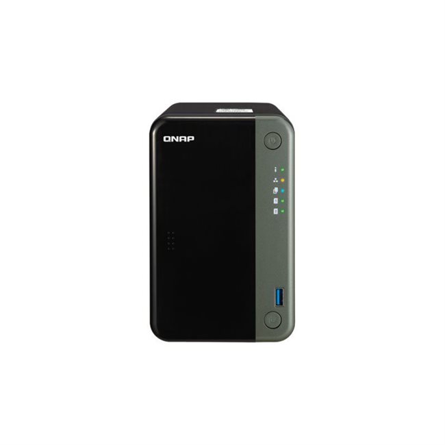 QNAP TS-253D NAS-Server 2 Schächte 8TB SATA 6GB/s HDD 4TB x 2 RAM 4GB