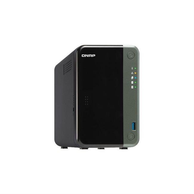 QNAP TS-253D NAS-Server 2 Schächte 8TB SATA 6GB/s HDD 4TB x 2 RAM 4GB