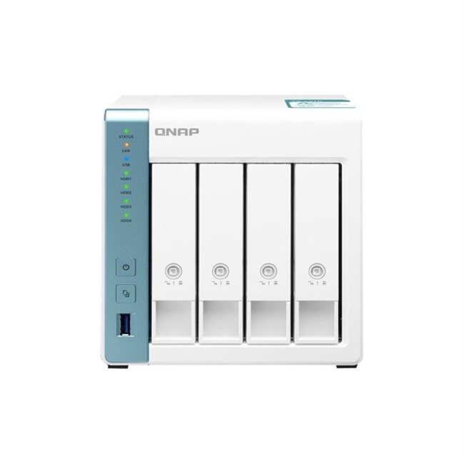 QNAP TS-431K NAS-Server 4 Schächte 8TB SATA 6GB/s HDD 2TB x 4 RAM 1GB