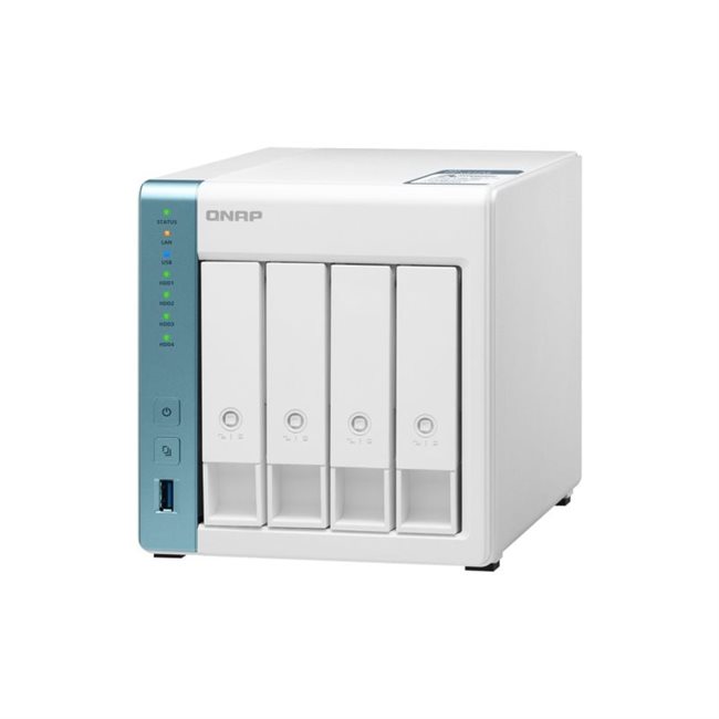 QNAP TS-431P3-4G NAS-Server 4 Schächte 12TB SATA 6GB/s HDD 3TB x 4 RAM 4GB